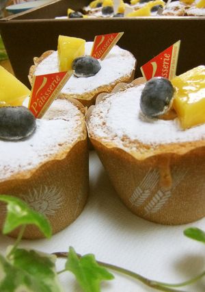 夏にうれしい♡シフォンカップケーキ♫-レシピのメイン写真