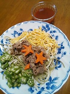 トマトめんつゆで*具だくさんざるうどん-レシピのメイン写真
