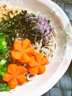 冷やし梅蕎麦-レシピのメイン写真