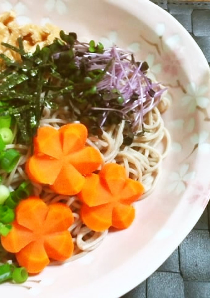 冷やし梅蕎麦-レシピのメイン写真