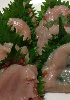 簡単ヘルシー ささ身の梅肉はさみ焼き-レシピのメイン写真
