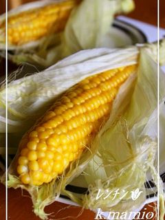 レンジで簡単♪とうもろこし-レシピのメイン写真
