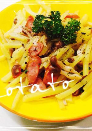 きのこのジャーマンポテト♡お弁当にも-レシピのメイン写真