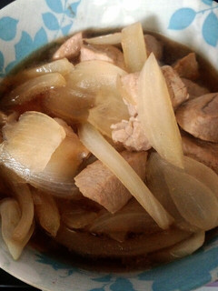 玉ねぎと豚の煮物!肉じゃが味♡-レシピのメイン写真