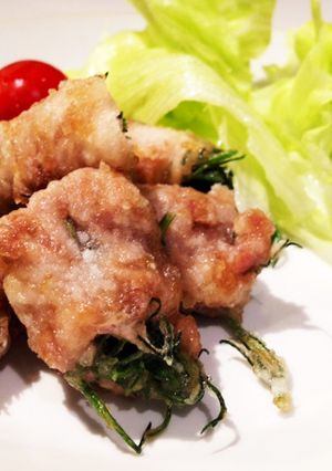 ポン酢でさっぱり☆肉巻きおかひじき-レシピのメイン写真