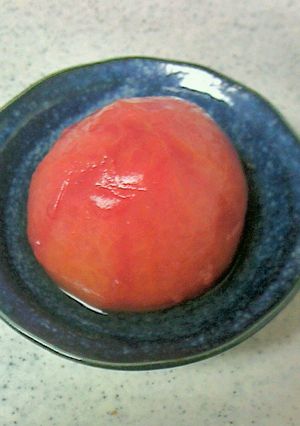 トマトの煮浸し〜塩レモン仕立て〜-レシピのメイン写真