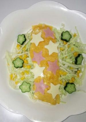 七夕サラダ-レシピのメイン写真