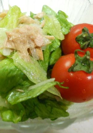 レタスで簡単♪やみつきサラダ✿-レシピのメイン写真