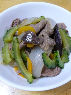 牛肉&ゴーヤの甘辛炒め-レシピのメイン写真