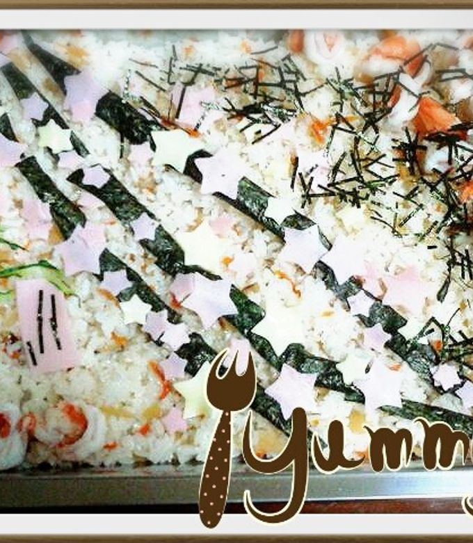 七夕ちらし寿司-レシピのメイン写真