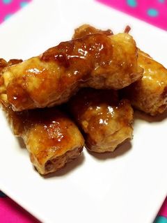 厚揚げの肉巻き-レシピのメイン写真