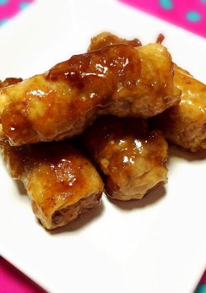 厚揚げの肉巻き-レシピのメイン写真