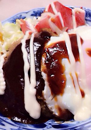 こってり♡ロコモコ丼-レシピのメイン写真