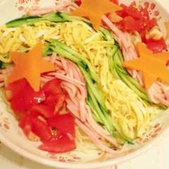 รูปของ ☆七夕☆天の川☆冷やし中華