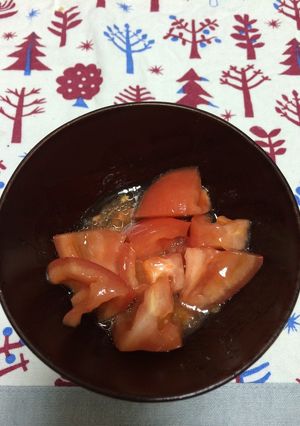 混ぜるだけ、柚子胡椒のトマトサラダ-レシピのメイン写真