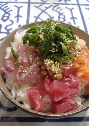 ネバっと海鮮丼-レシピのメイン写真