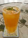 桃缶で☀カフェ風ピーチティーソーダ