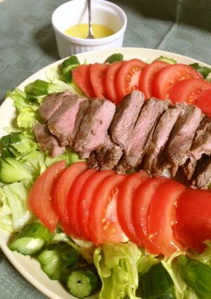 冷しゃぶ飽きたら☆爽やか塩レモンステーキ-レシピのメイン写真