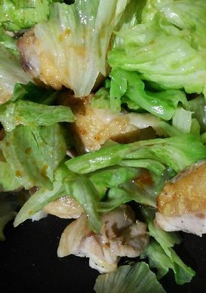 旦那が喜ぶ♪鳥レタス☆-レシピのメイン写真
