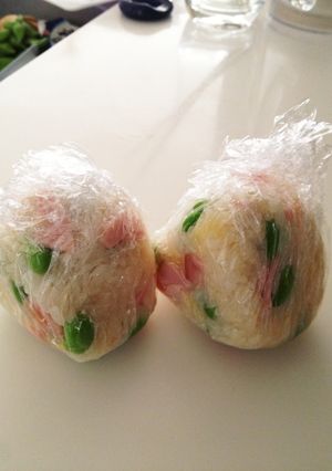 枝豆ハムチーズのおむすび-レシピのメイン写真