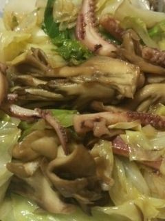 イカとキャベツのバター醤油炒め-レシピのメイン写真