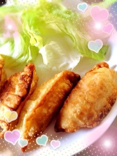中身はじゃがいも、ぎょうざ揚げ-レシピのメイン写真