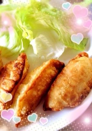 中身はじゃがいも、ぎょうざ揚げ-レシピのメイン写真