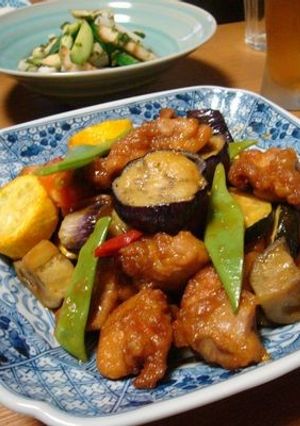 夏野菜たっぷり!黒酢煮-レシピのメイン写真