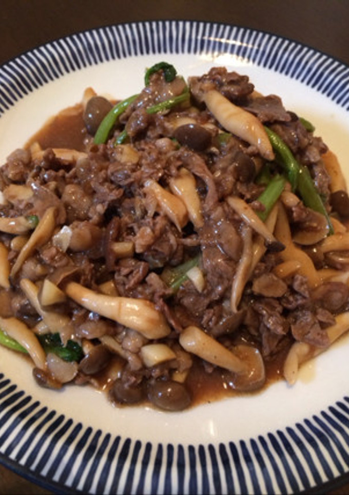 牛肉と小松菜の旨味オイスター炒め-レシピのメイン写真