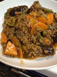 焼肉のタレで麻婆茄子!-レシピのメイン写真