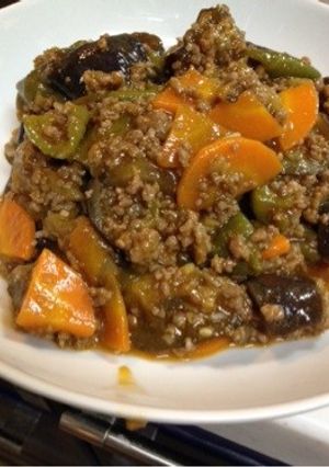 焼肉のタレで麻婆茄子！-レシピのメイン写真