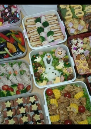 運動会弁当☆オラフ☆-レシピのメイン写真