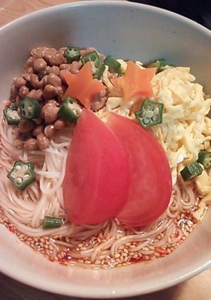 ピリ辛そうめん-レシピのメイン写真