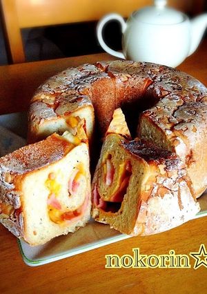 南部鉄鍋で焼くパン チーズ&ベーコン-レシピのメイン写真