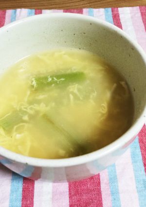おからde白ネギとふわふわ卵スープ-レシピのメイン写真