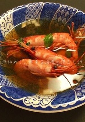 ボタン海老の澄まし汁-レシピのメイン写真