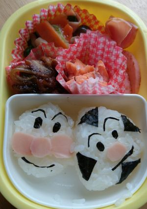 簡単キャラ弁❤アンパンマンとおにぎりまん-レシピのメイン写真