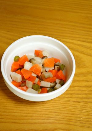 離乳食*完了期『野菜たっぷり筑前煮』-レシピのメイン写真