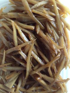 カレー風味 きんぴらごぼう-レシピのメイン写真