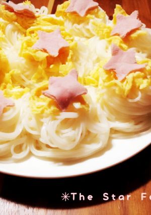 簡単七夕☆そうめん-レシピのメイン写真