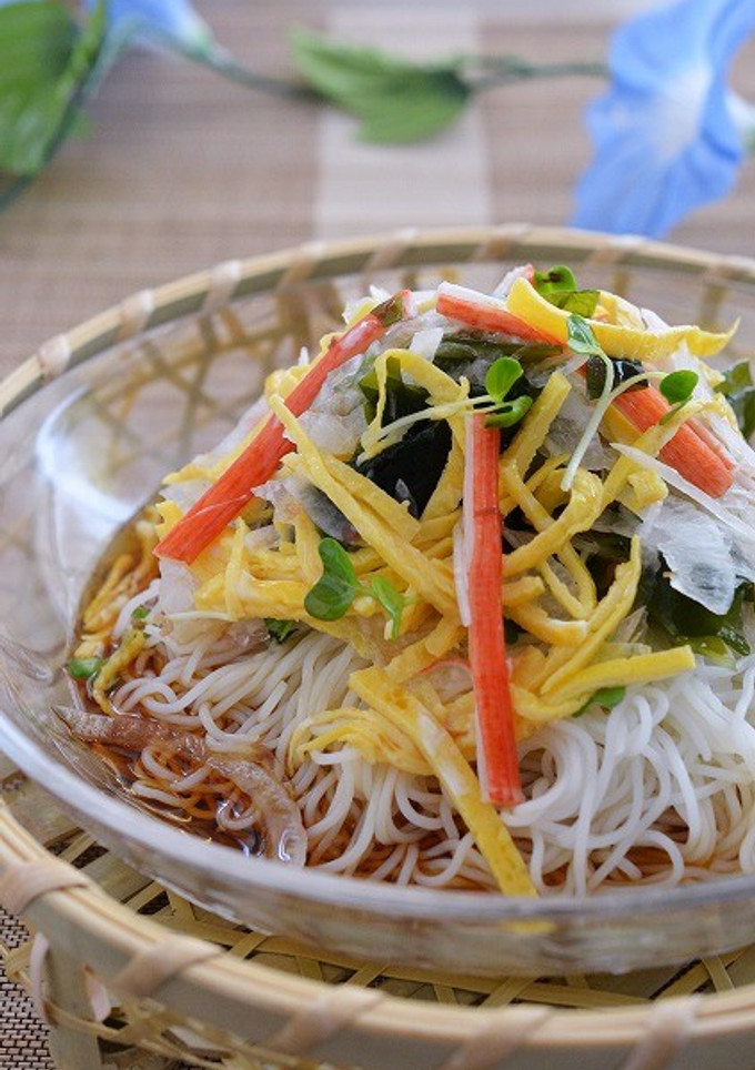 塩分5%皮なし塩れもんdeごちそうめん-レシピのメイン写真