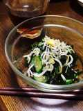 塩レモンで〜さっぱり酢の物♪