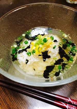 息子考案〜さっぱり白だし塩レモン茶漬け♪-レシピのメイン写真