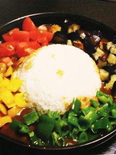 彩りバッチリ夏野菜カレー!-レシピのメイン写真