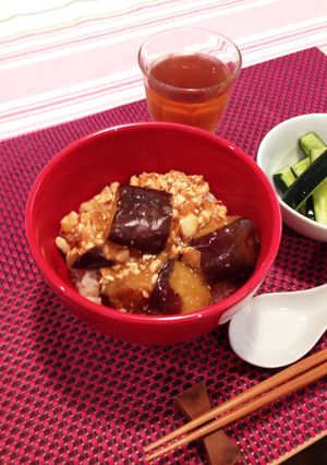 ベジタリアン♡麻婆ナス丼-レシピのメイン写真