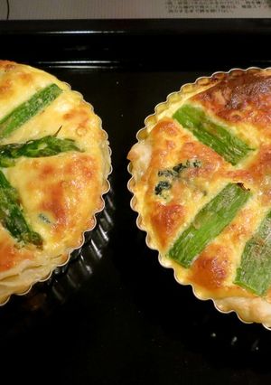 意外と簡単！アスパラガスのキッシュ-レシピのメイン写真