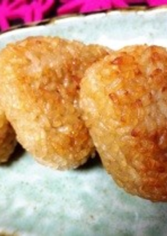 こんがり香ばしい〜♡簡単焼きおにぎり-レシピのメイン写真