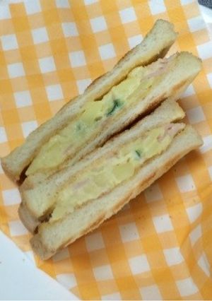 ☆簡単節約☆ポテサラサンドイッチ☆-レシピのメイン写真