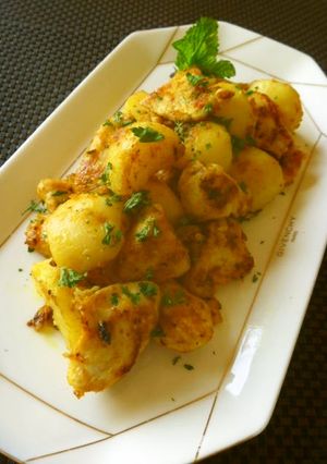 ジャガ芋と鶏肉の塩レモンカレー炒め-レシピのメイン写真