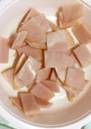 ハムを切った後、パラパラにさせる方法☆-レシピのメイン写真